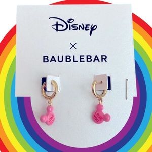 🎁 BaubleBar Disney Earrings Heart Love You